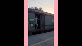 arriving superfast trains at station in mass entry WAP 7 best locomotive engine 🚆🚆 [upl. by Anisamot251]