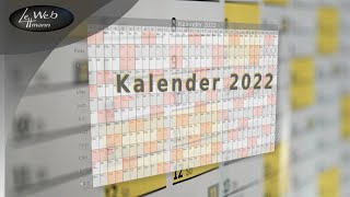 Kalender 2022 Jahrwsübersicht Libre Office Calc Tutorial [upl. by Akemhs690]