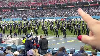 Nolensville High School Marching band halftime show at the Titan’s game [upl. by Schacker953]