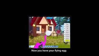 How to be a flying egg  hack \ feather family  roblox [upl. by Isiah]