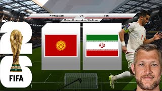 ⚽ Kyrgyz Republic vs Iran ⚽  Fifa World Cup Qualifying AFC 11192024  FIFA 2024 [upl. by Edelstein]