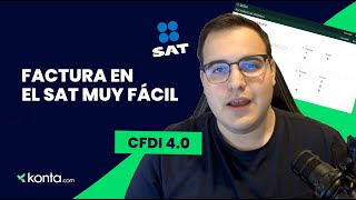 ¡Factura con CFDI 40 en MENOS de 5 minutos 😱  Factura SAT México 2022 [upl. by Steffi722]