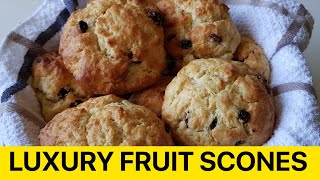 How To Make Scones  Scones Recipe  Fruit Scones Recipe  Luxury Fruit Scones  Breakfast Scones [upl. by Ivette609]