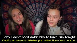 Cheap Thrills Cover Mackenzie Ziegler amp Maysi StellaLetra en inglés y español [upl. by Sidwell144]