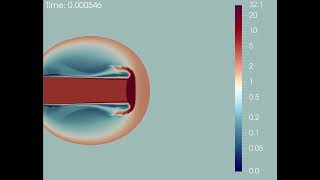 Mach 2000 astrophysical jet [upl. by Ludovick]