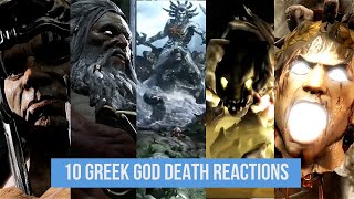 10 Greek God Death Reactions  God of War [upl. by Heiner66]