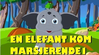 Barnesanger på norsk  En elefant kom masjerende med mer [upl. by Henrietta136]