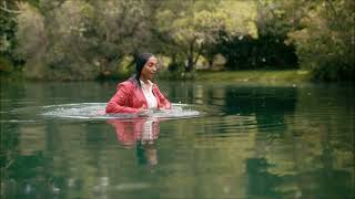 Virginie Laverdure get wet in a business suit  AMP commercial 2023 [upl. by Aikas248]