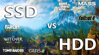 SSD vs HDD Test in 7 Games Loading\FPS [upl. by Ettenaej311]