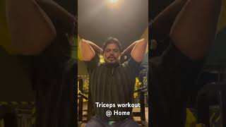 Triceps workout  Home [upl. by Schlosser]