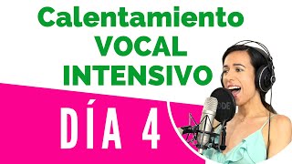 CALENTAMIENTO VOCAL INTENSIVO Dia 4🎵 Ejercicios de vocalización para HOMBRES Y MUJERES Natalia Bliss [upl. by Anihsat]