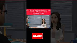 Receptionist Interview Questions and Answers upgradingway interview jobinterview shorts qna [upl. by Anura]