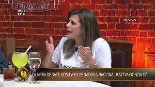 La ex senadora Kattya González sin filtro en PolémicaEnElBarPy 💥 [upl. by Duquette]