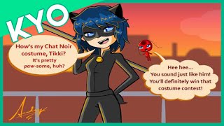 Chat Catches Marinette Cosplaying Hilarious Miraculous Ladybug Comic Dub [upl. by Hobbs]