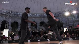 JBL Unbreakable 2021  1vs1 Bboy Top 16 Jeffro vs Amir [upl. by Einuj]