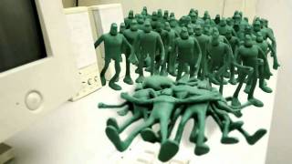 Claymation at its best  Matrix fight scene [upl. by Willette]