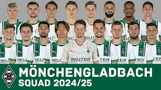 BORUSSIA MONCHENGLADBACH Full Squad For Season 202425  Mönchengladbach  FootWorld [upl. by Gautea]