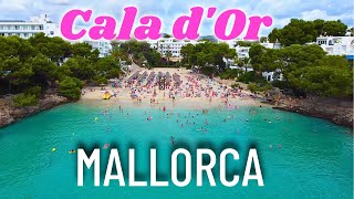 Cala dOr Mallorca Cala Gran Cala Esmeralda Beaches majorca calador beach [upl. by Nelly]