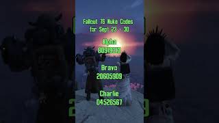 Fallout 76 Nuke Codes Sept 2330 fallout fallout76 fo76 falloutgame falloutcommunity [upl. by Oek]