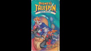 Opening and Closing To TalespinTrue Baloo 1991 VHS [upl. by Laurence]