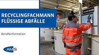 Berufsbild im Detail Entsorgungs und Recyclingfachmann für flüssige Abfälle [upl. by Jahdiel]