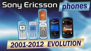 Sony Ericsson phones evolution 20012012 [upl. by Nydroj]