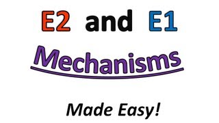 E2 and E1 Elimination Made Easy Part 1  Mechanisms and Beta Hydrogens   Organic Chemistry [upl. by Pepe]