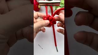 How to tie a sweater rope knot rope braiding skills sharing sweater rope knotting fancy knott [upl. by Suiradel]