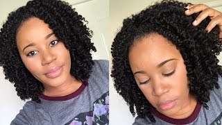 Perfect Two Strand Twist Out Wig For The Low  Vella Vella Bounce Bob [upl. by Doley876]