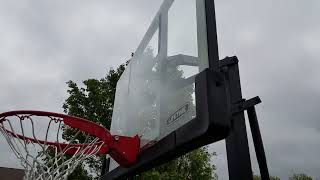 Lifetime  Adjustable InGround Basketball Hoop [upl. by Ranchod]