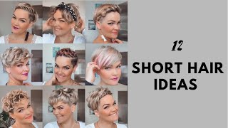 How to style a short Pixiecut  12 ways to style short hair  Salirasa [upl. by Cy]