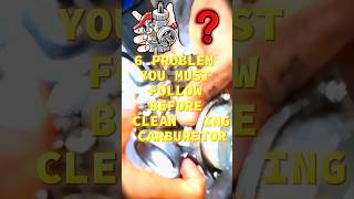 6PROBLEMYOUAREFACING❓THENYOUHAVETOCLEANYOURBIKECARBURETOR viralvideo shorts [upl. by Elorak125]