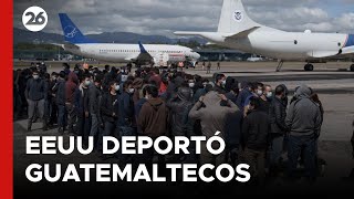 Al menos 130 ilegales guatemaltecos fueron deportados desde EEUU [upl. by Lovering]