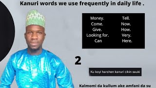 Kanuri words we use frequently in daily life 02 kalmomi da kullum ake amfani da su a kanuri [upl. by Siulegroj]