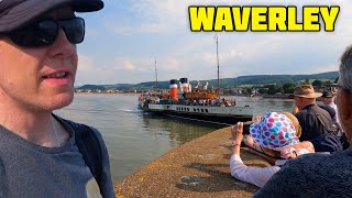 Minehead Somerset  Walking the seafront harbour high street [upl. by Ddej]