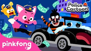 Catch the Thief at the Mall  Game Play  Pinkfong The Police  Official Pinkfong [upl. by Asimaj]