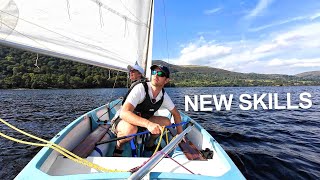 SAILING Ullswater Practicing DINGHY SAILING Skills Part 5 Ep 17 [upl. by Yelwah]