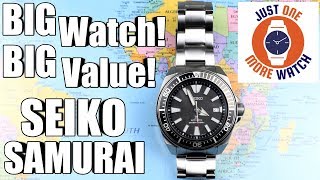 Big Watch Big Value Seiko Samurai [upl. by Atteuqahs]