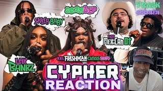 2024 XXL Freshman Cypher Pt2 Mexican OT Scarlip Skilla Baby Cash Cobain amp Lay Bankz REACTION [upl. by Obbard7]