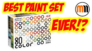 Is this the best paint set EVER Indepth review of ICMs full 80colour set [upl. by Electra569]