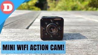 Quelima SQ13 Review Unboxing amp Setup  Mini Wifi Action Cam [upl. by Eberly554]