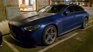 Mercedes AMG GT63 EPerformance Brilliant Blue a great wintercar and BMW M5 G90 killer [upl. by Blodgett]