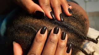 ASMR Very Attentive Scalp Scratching and Nitpicking with Blowing Sounds asmr relaxing hairstyle [upl. by Akemal]