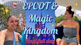 FLORIDA DAY 13  FINAL DAY EPCOT amp Magic Kingdom 🩷 [upl. by Enamart634]