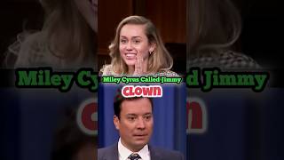 Miley Cyrus ROASTS Jimmy Fallon 😱😂 shorts [upl. by Ytram]