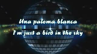 Karaoke  Una Paloma Blanca [upl. by Meingoldas]