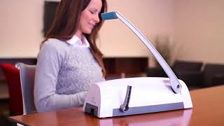 Fellowes Starlet™2 Manual Comb Binding Machine [upl. by Aros54]