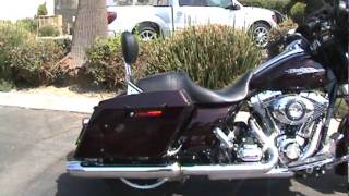 2011 FLHX STREET GLIDE MERLOT SUNGLO [upl. by Akiaki]