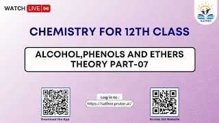 Chemistry Class 12th  Alcohol Phenols and Ethers Theory Part07 [upl. by Bonita]