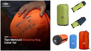 TIPS MENCUCI SLEEPING BAG  EIGER KNOWLEDGE [upl. by Gerrit]